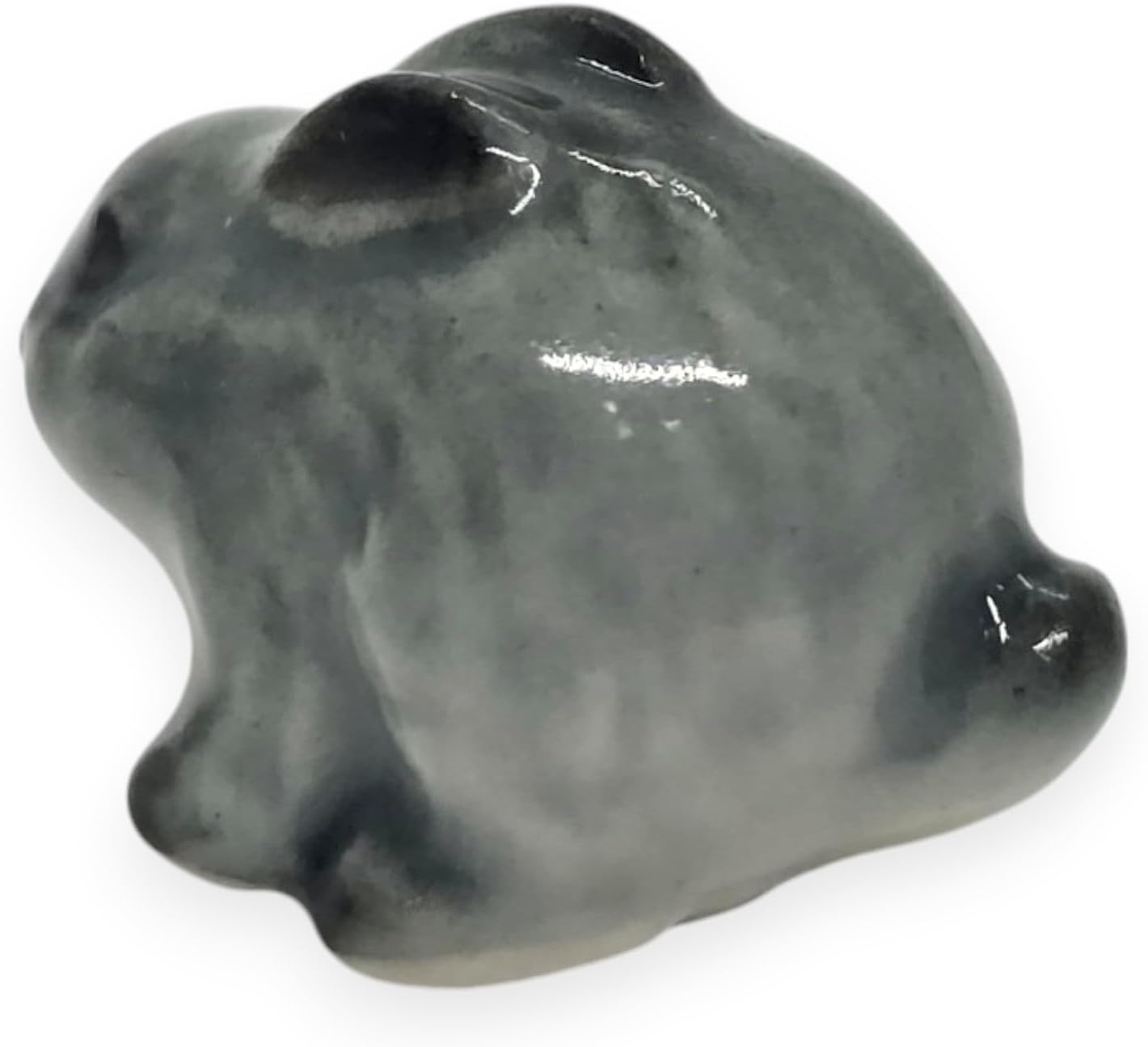 WitnyStore ⅞ Inch Gray Crouch Rabbit Ceramic Figurine for Terrarium Decoration Collectible Statue for Adult Collectors Handcrafted Porcelain Ornament Sculpture Home Room Tabletop Decor - Image 9