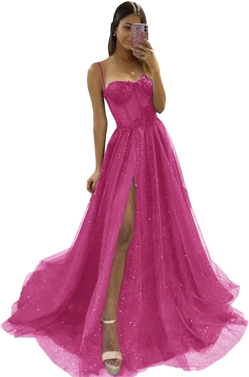 Fucsia con flor 3D