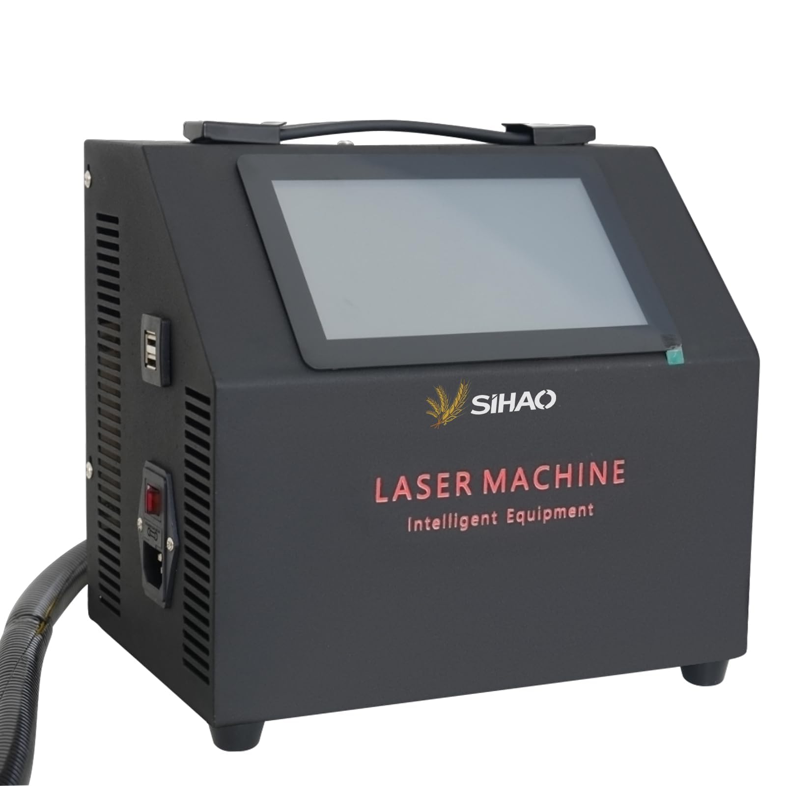 Faserlasergravierer 30W Laser Graviermaschine Laser Engraver Lasergravur Maschine Tragbare 100MM * 100MM 220V für Metall Kupfer Aluminium Stahl Usw.