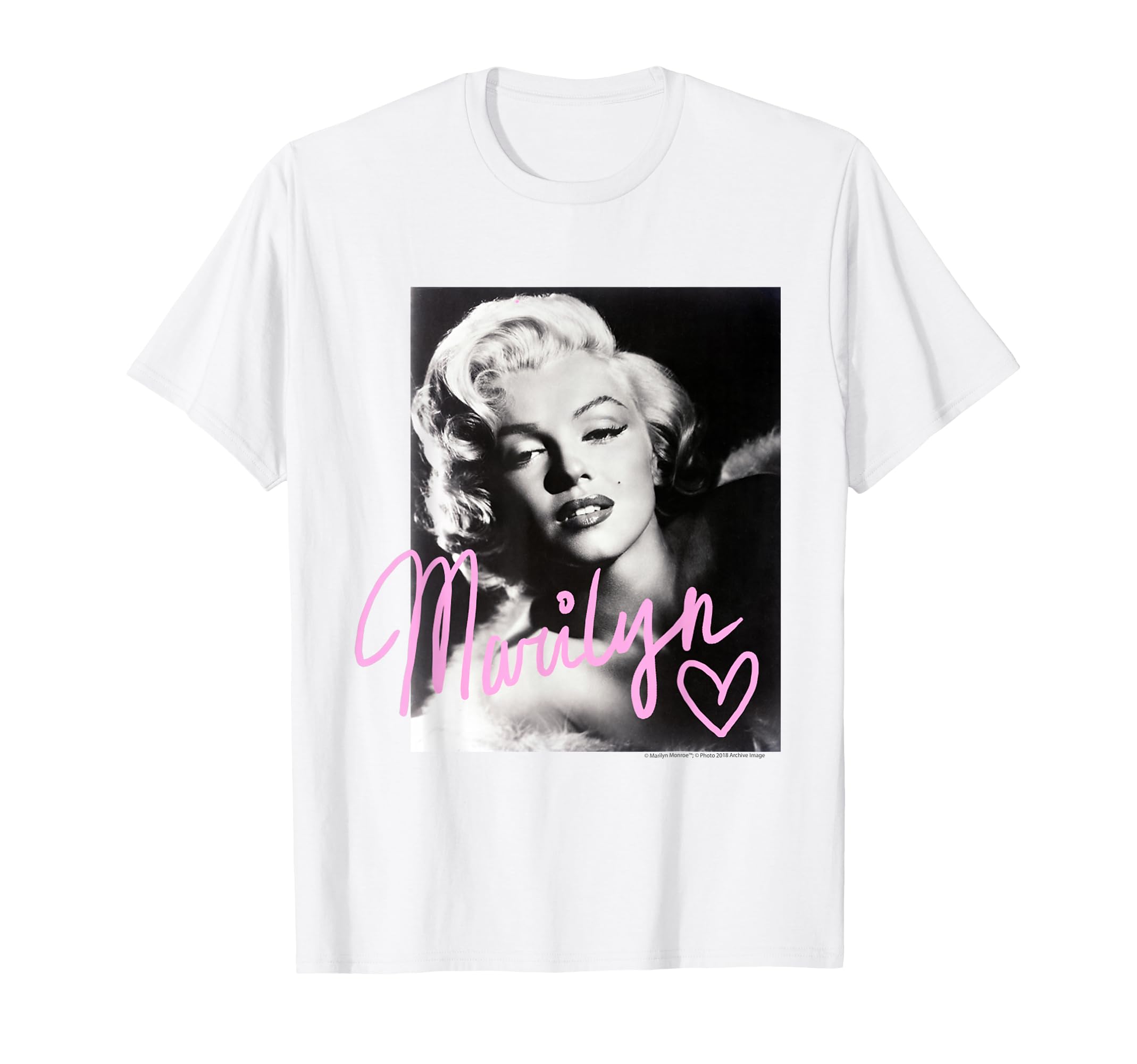 black and white, pink handwriting Short Sleeve T-Shirt