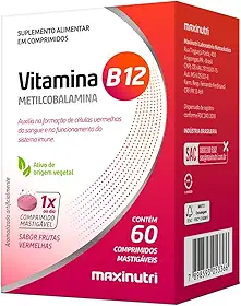 Maxinutri Vitamina B12 Comprimidos Mastigáveis (60 Comp) Único