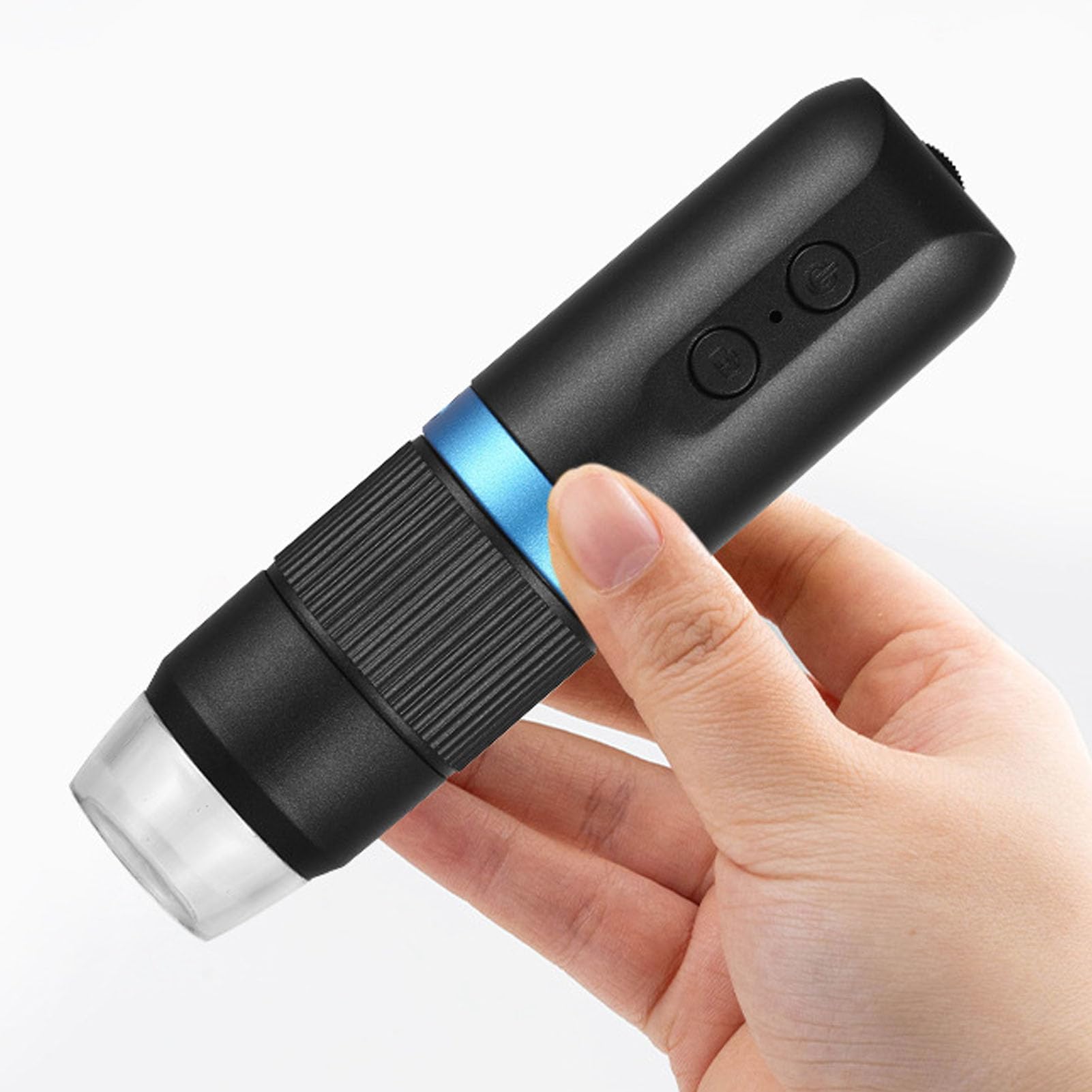 Kit de Microscopio Digital con Aumento de 1000X, Microscopio USB WiFi HD 1080P, Portátil con 8 Luces LED, Ideal para, iOS, Estudiantes y Aficionados