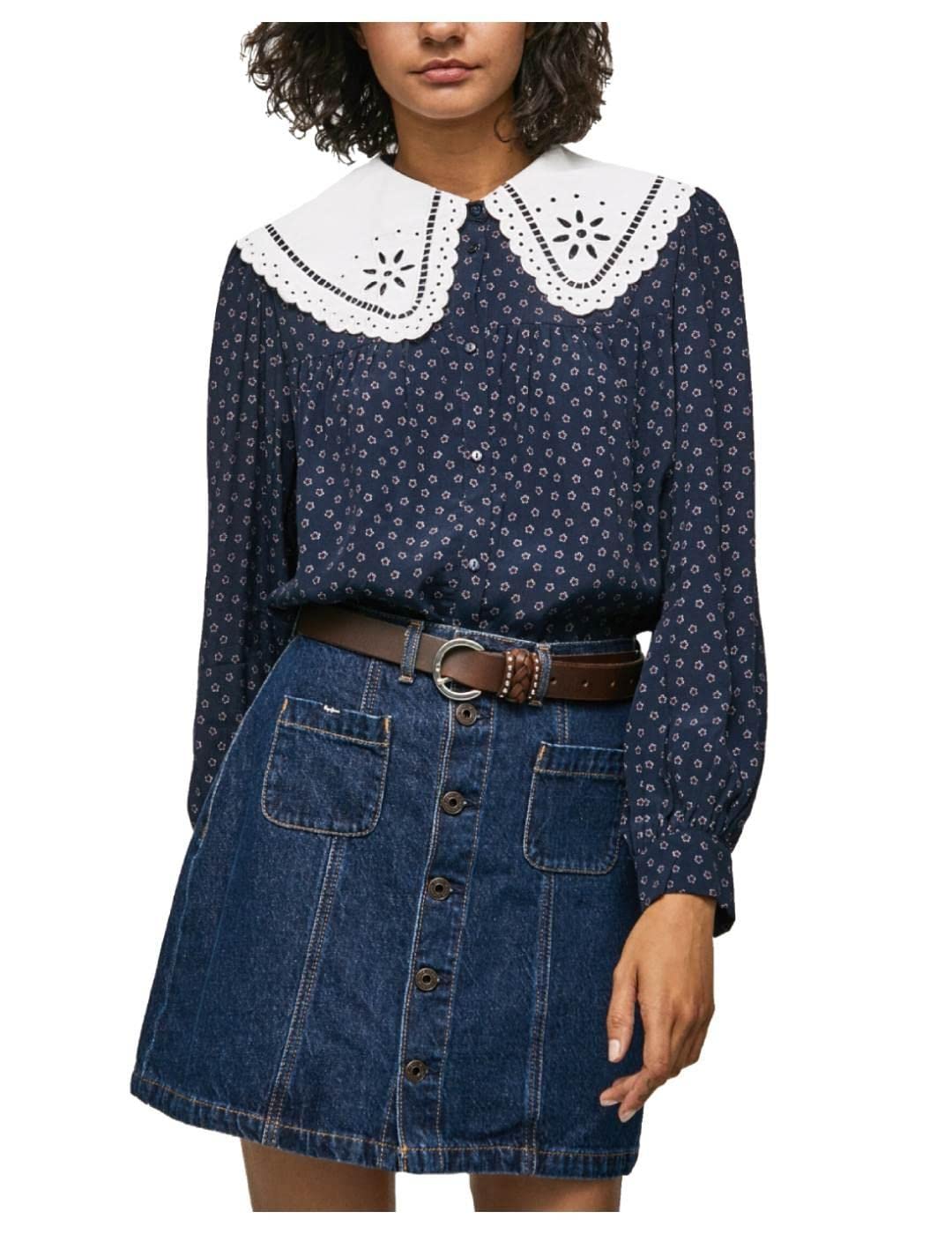 Pepe Jeans Nicole Women's Blouses, navy, S