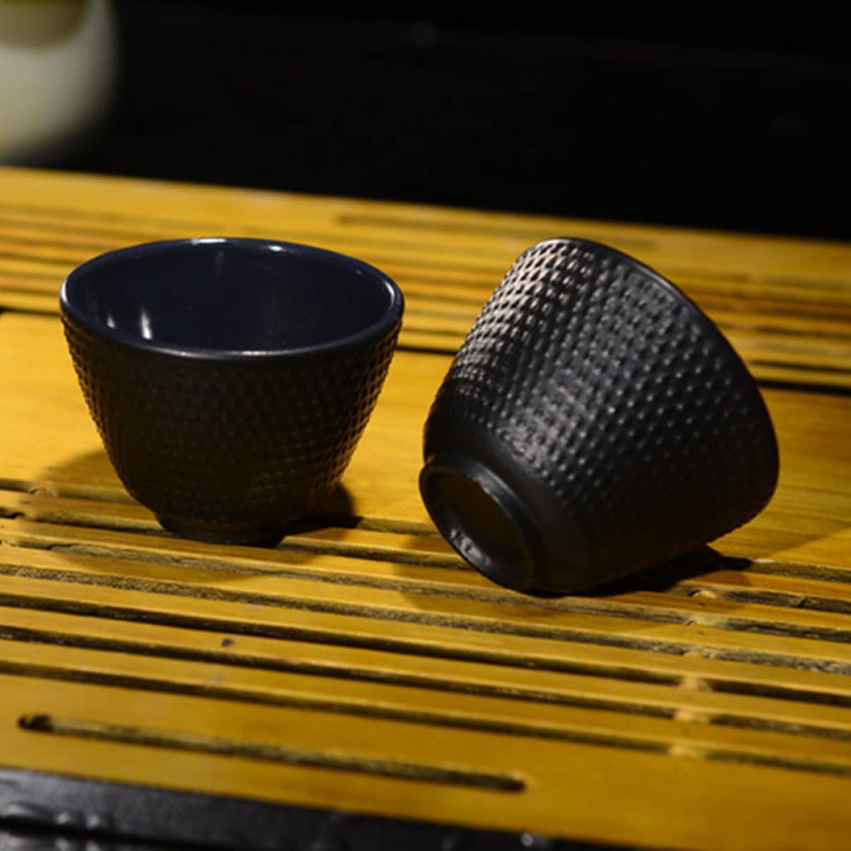 BESTonZON 4 pezzi tè giapponese tazza da tè giapponese tazza da tè in ghisa tè nero