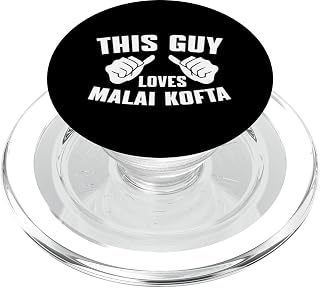 This Guy Loves Malai Kofta - Funny Vegan Indian Dish Cooking PopSockets MagSafe PopGrip for iPhone