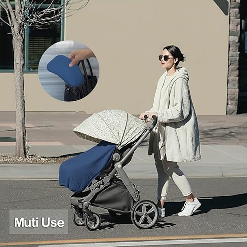 Miniatura 7 de Fundas de lactancia de muselina para lactancia materna, cuello de arco, fundas para lactancia materna para mujeres, delantal de lactancia