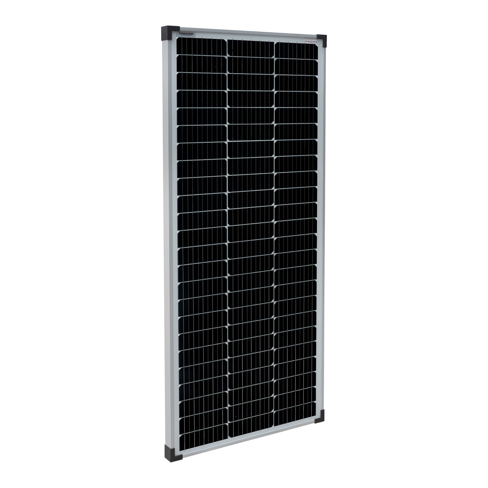 enjoy solar® Panneau solaire monocristallin 100W 36V, Idéal pour les systèmes photovoltaïques autonomes 24V dans les jardins, camping-cars, yacht, bateau et installations hors réseau