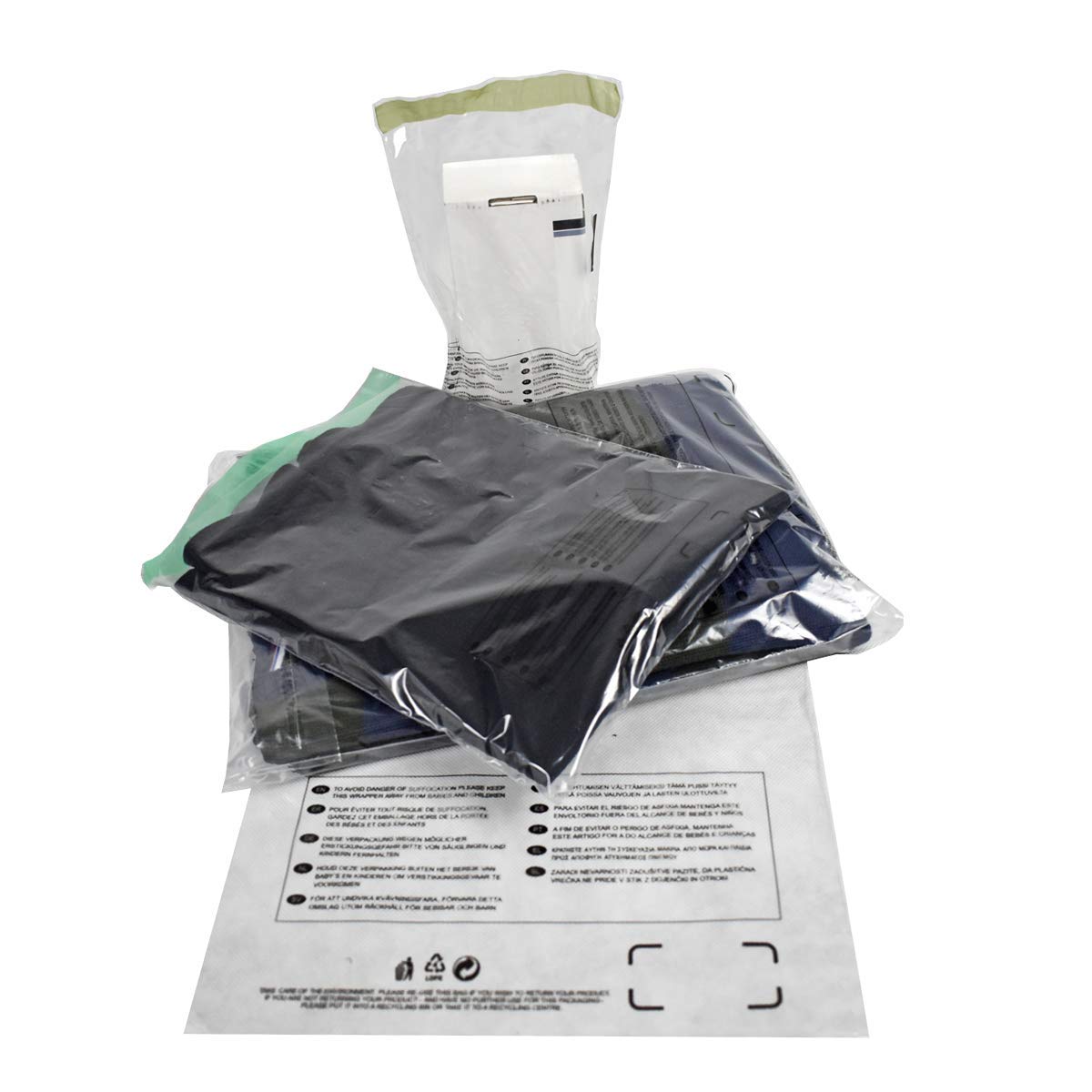 10 x 10"x14" CLEAR Peel & Seal Poly Postal Mailing Bags - 10x14" (250x350mm)