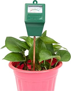 Beslands Soil Moisture Sensor Meter, Plant Moisture Meter, Hygrometer Moisture Sensor Soil Test Kit Plant Water Meter (No Battery Needed) Indoor & Outdoor for Garden, Farm, Lawn