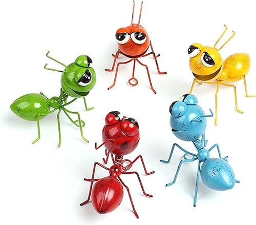 PROW® Jardinería Artesanía de metal Decoración de jardín de hormigas 3D Decoración de jardín de hormigas de metal Decoración de pared - Decoración