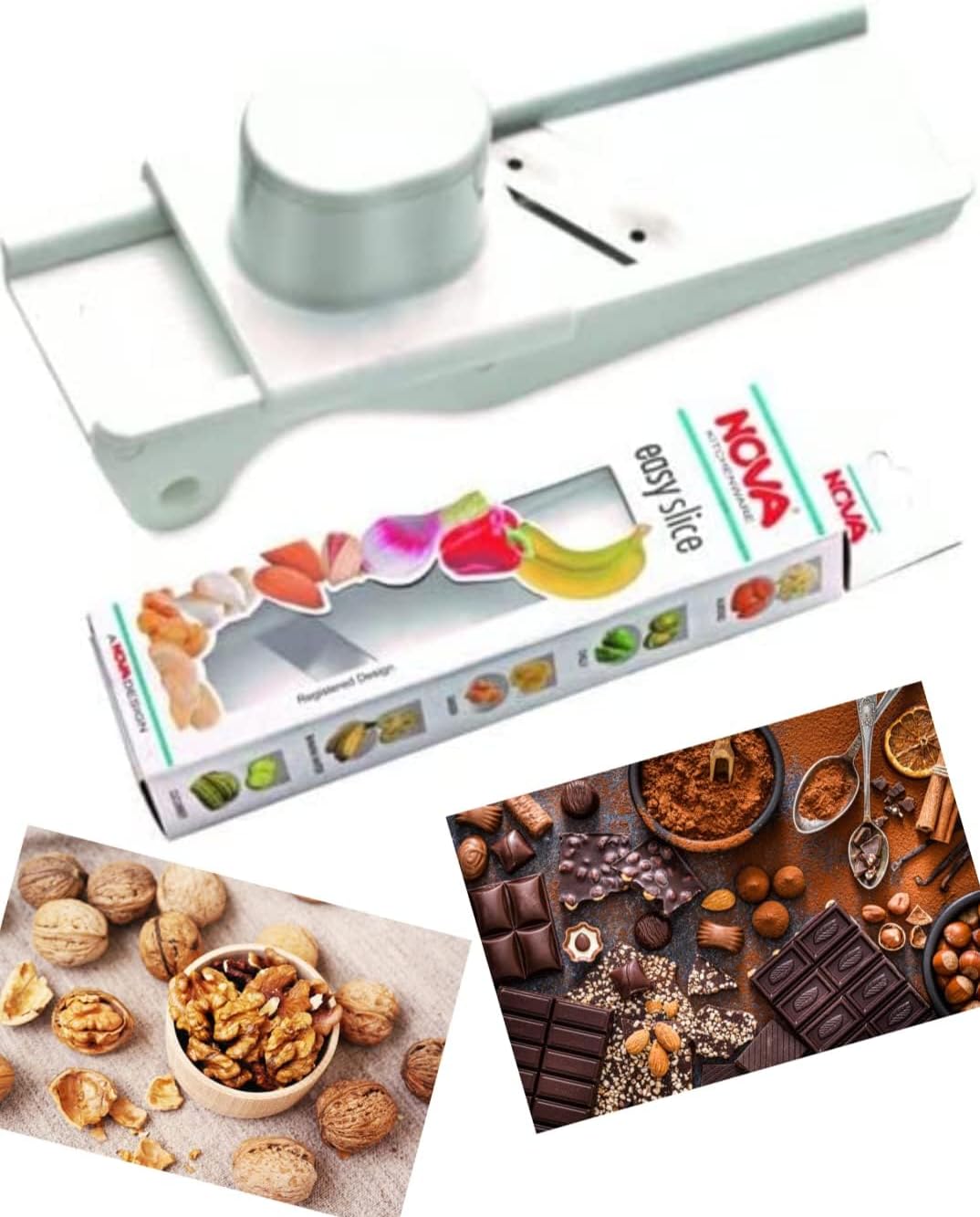 TAZLYN Dry Fruits Cutter Slicer Fine Pack of 2 Smart Kitchen Gadgets