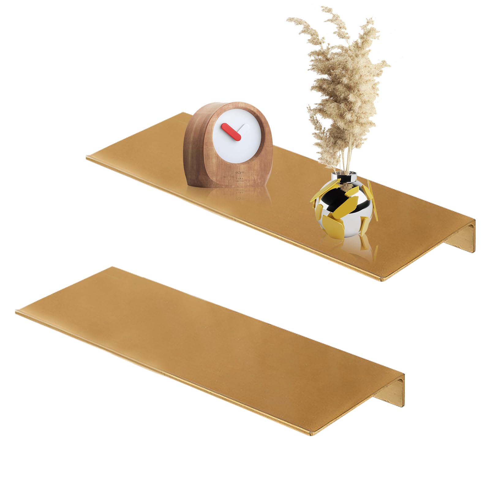 En.casa Lot De 4 Étagères Murales Design Set D'Étagères Flottantes Stylées Monta