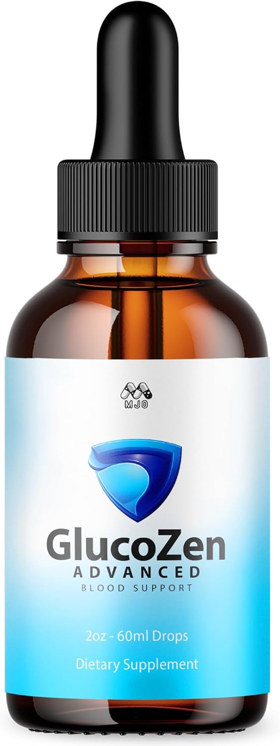 Glucozen Drops, Official Gluco Zen Blood Support with All Natural Ingredients, Advanced Glucozen Drops Health & Wellness Support Supplement Formula with Maximum Strength Multivitamins (30 Servings)