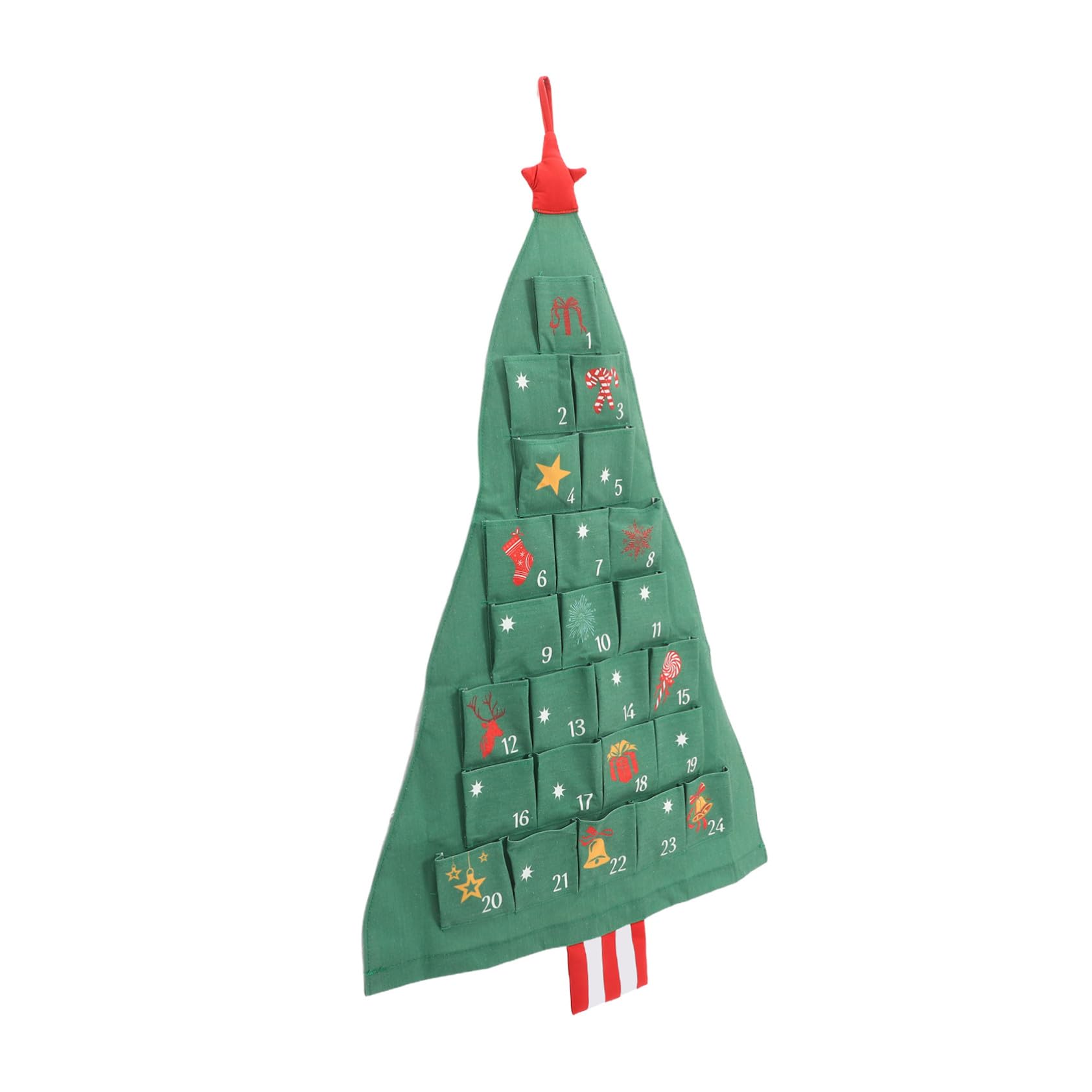 Adventskalender 2026 Zum Aufhängen Adventskalender Weihnachts Countdown Dekoration Weihnachts Taschen Taschenkalender Feiertags Countdown Kalender