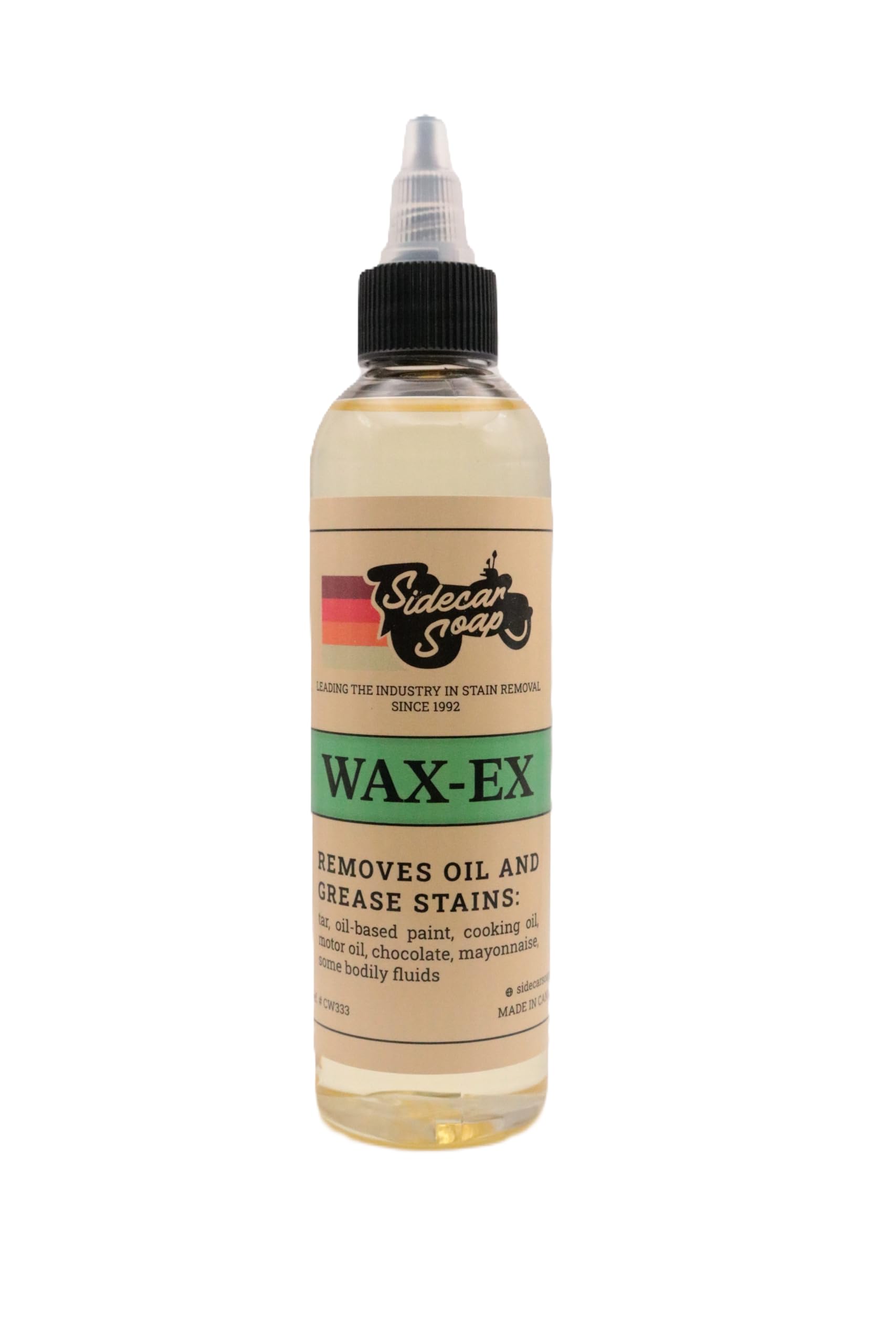 WAXEX Oil and Grease Stain Remover for Clothes - Sidecar Soap