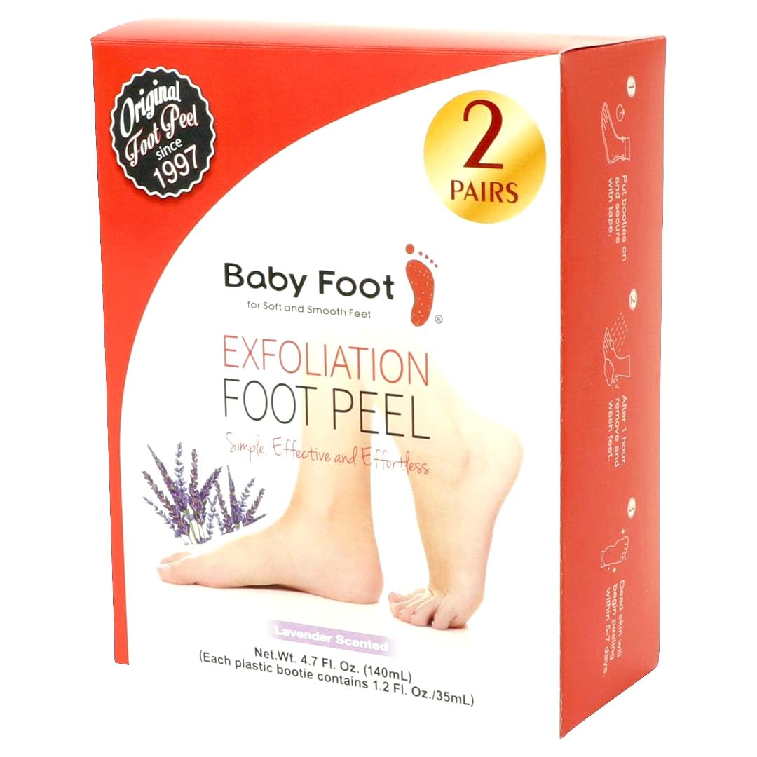 Baby Foot 2 PACK ORIGINAL FOOT PEEL - 2 TREATMENTS INCLUDED