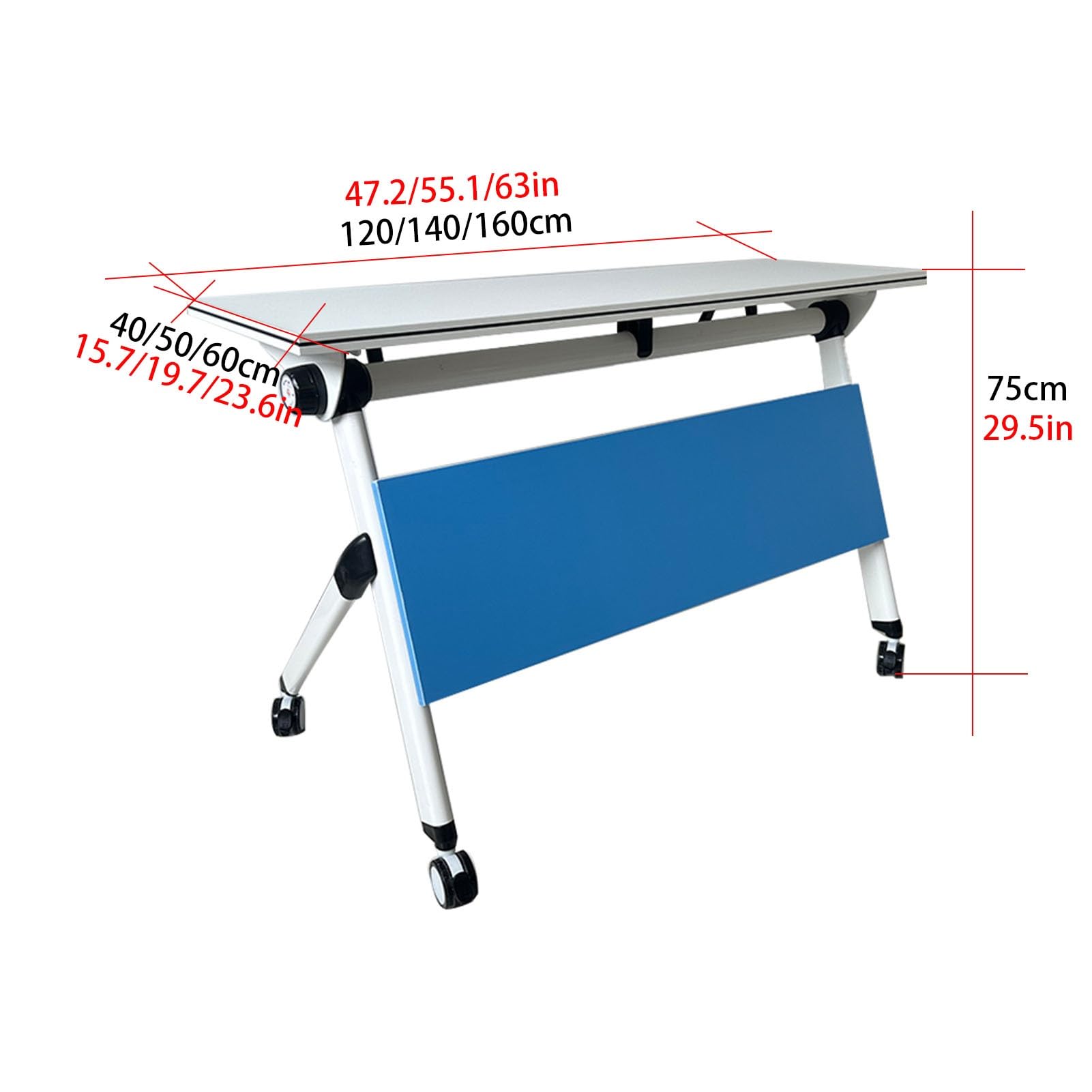Table Pliante Pour Voiture Camping-Car – Plateau Siège Auto Pliable Avec Support Téléphone/Tablette, Rouge Stable