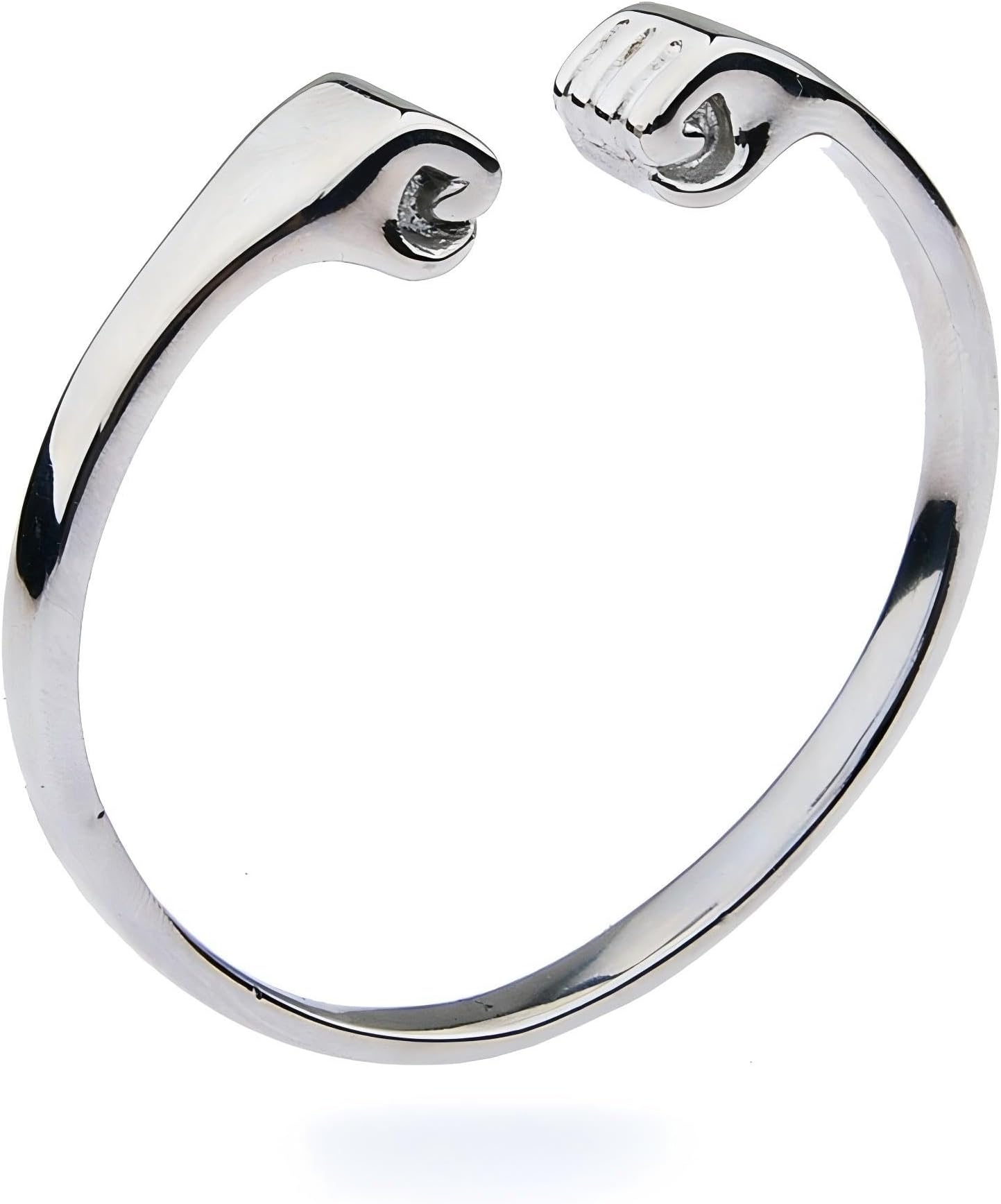 Stainless Steel fist Shaped Stretch Ring (UKF118) (38)