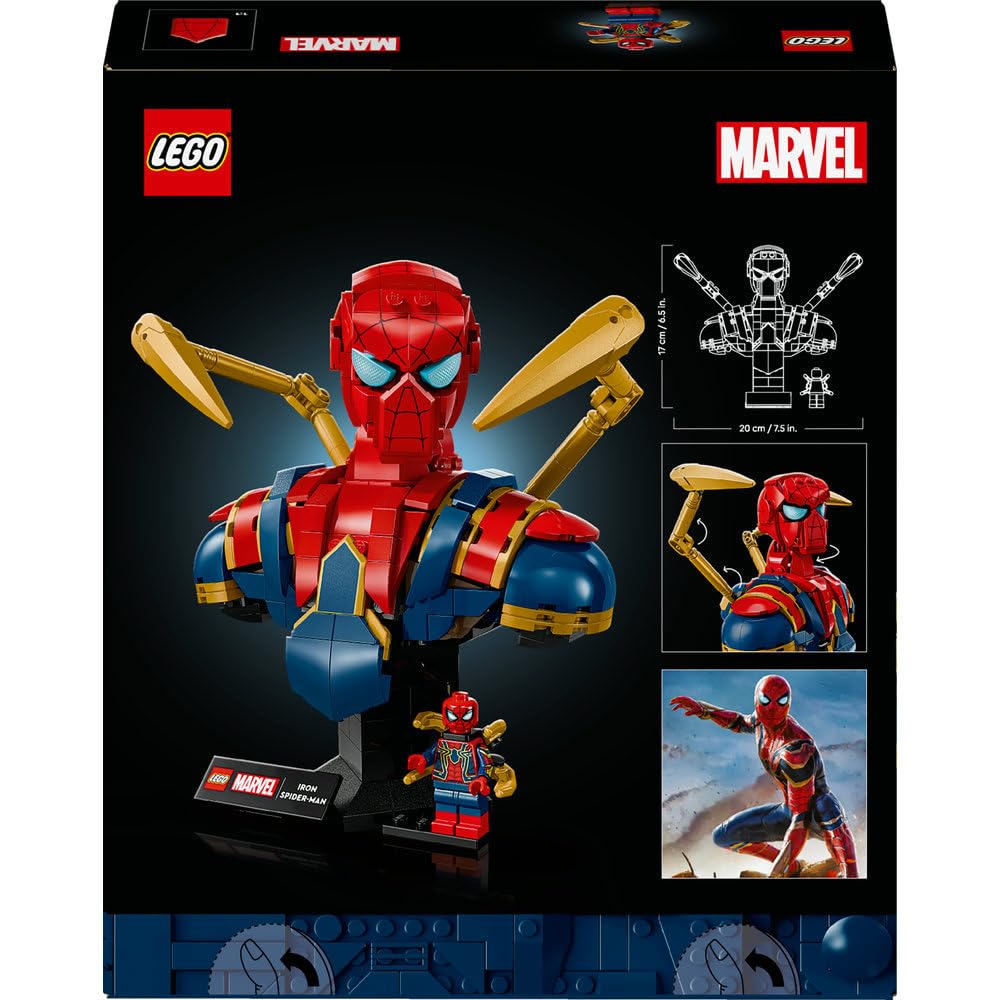 LEGO | Marvel Popiersie Iron Spider-Mana 76326