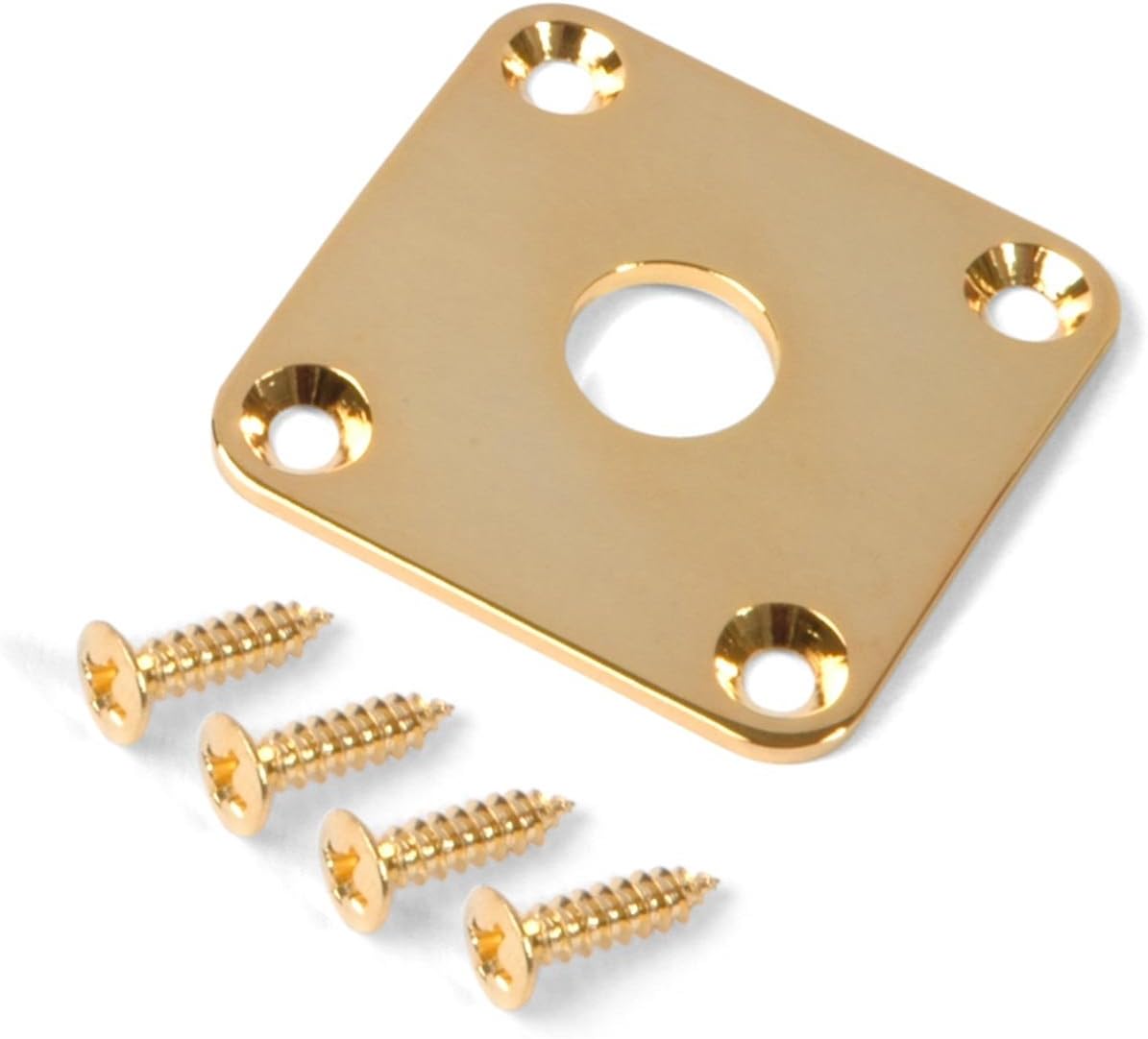 Gotoh Metal Jack Plate Compatible Replacement for Gibson Les Paul, Gold