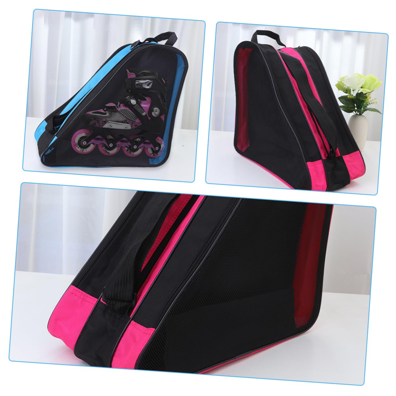 UPKOCH Borsa Porta Pattini Per Adulti E Per Trasportare Pattini Da Ghiaccio Per Ragazzi Per Scarpe Da Skate Per Porta Pattini Portatile In Tessuto