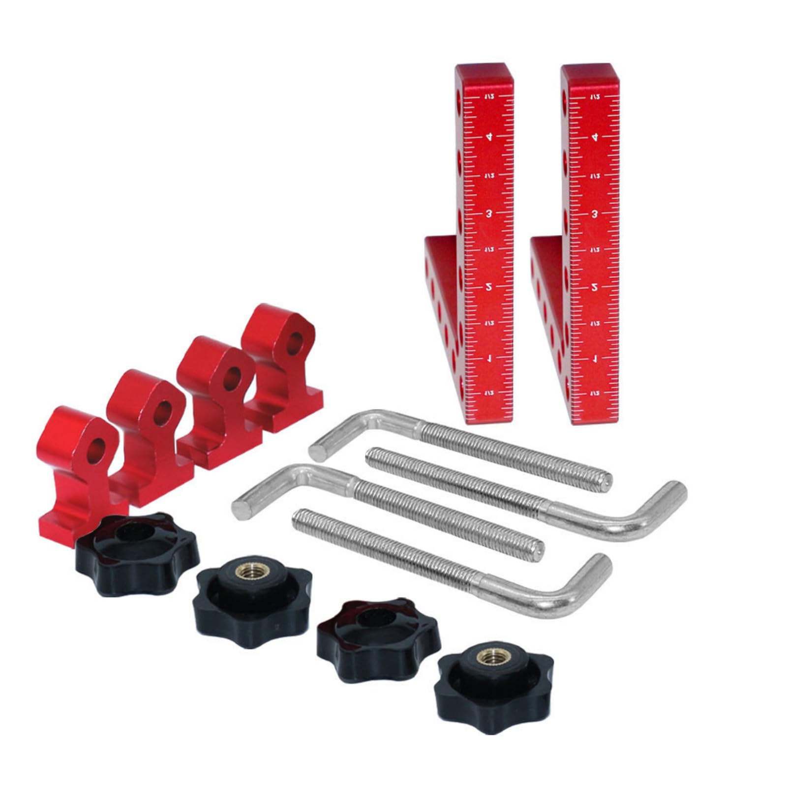 Alliage 90 degree pack 6 places positionne équerres de fixation pour assemblage