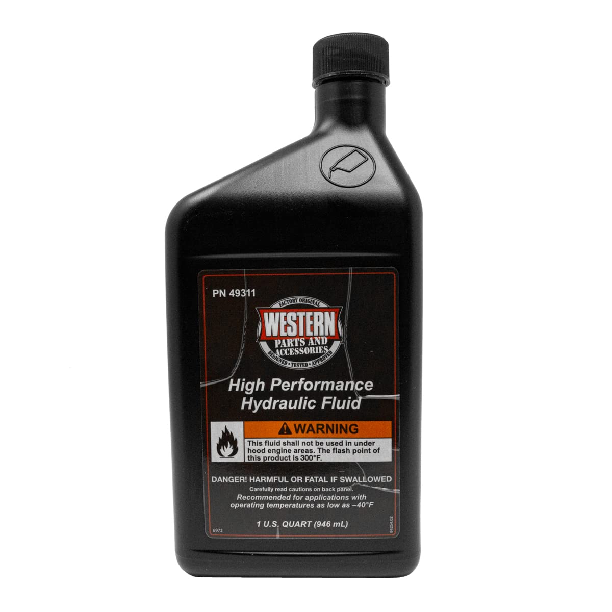 Western 3PK Genuine Original Hydraulic Fluid Snow Plow Oil 49311 Quart Bottle