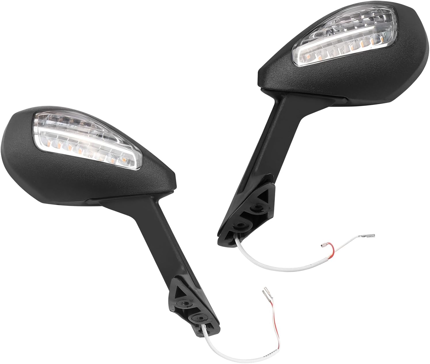 Motorcycle Side Rearview Mirror with Turn Signal Light Replacement for Ducati 959 Panigale 2016-2020/1299 Panigale 2015-2019 /Panigale R 1198 2015-2017