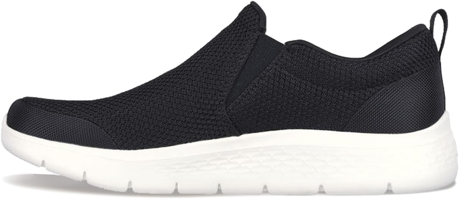 Skechers Men's Gowalk Flex-Athletic Slip-On Casual Loafer Walking Shoes with Air Cooled Foam Sneaker, Black/White, 16 X-Wide