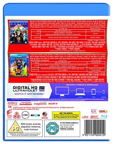 Hotel Transylvania 1 & 2 (2 Blu-Ray) [Edizione