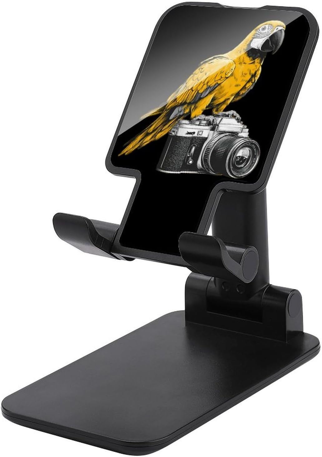 Camera Bird Cell Phone Stand Phone Holder Black