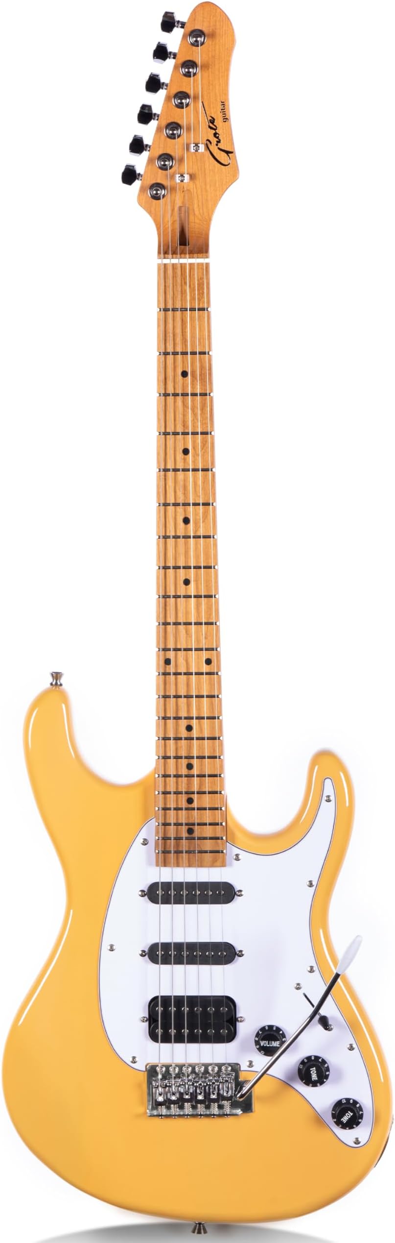 Electric Solid Body Guitar Modern-GST For Beginners (Vintage blonde)