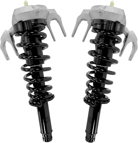 Miniatura 2036 de Detroit Axle - Kit de suspensión delantera de 10 piezas para Chevy Aveo Aveo5 Pontiac G3 Wave 2 Ready Struts Assembly 2 Enlaces de barra