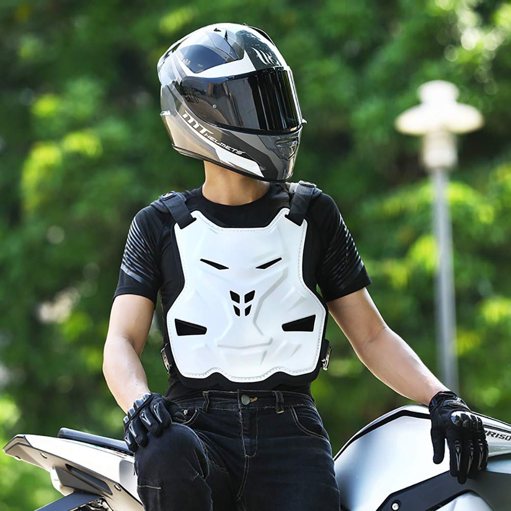 Gilet da Armatura Moto per Adulti Gilet di Protezione Sci Gilet da Motociclista Protettivo Anti-Caduta Traspirante Giacca Regolabile Gilet Blindati Motocross MTB Racing