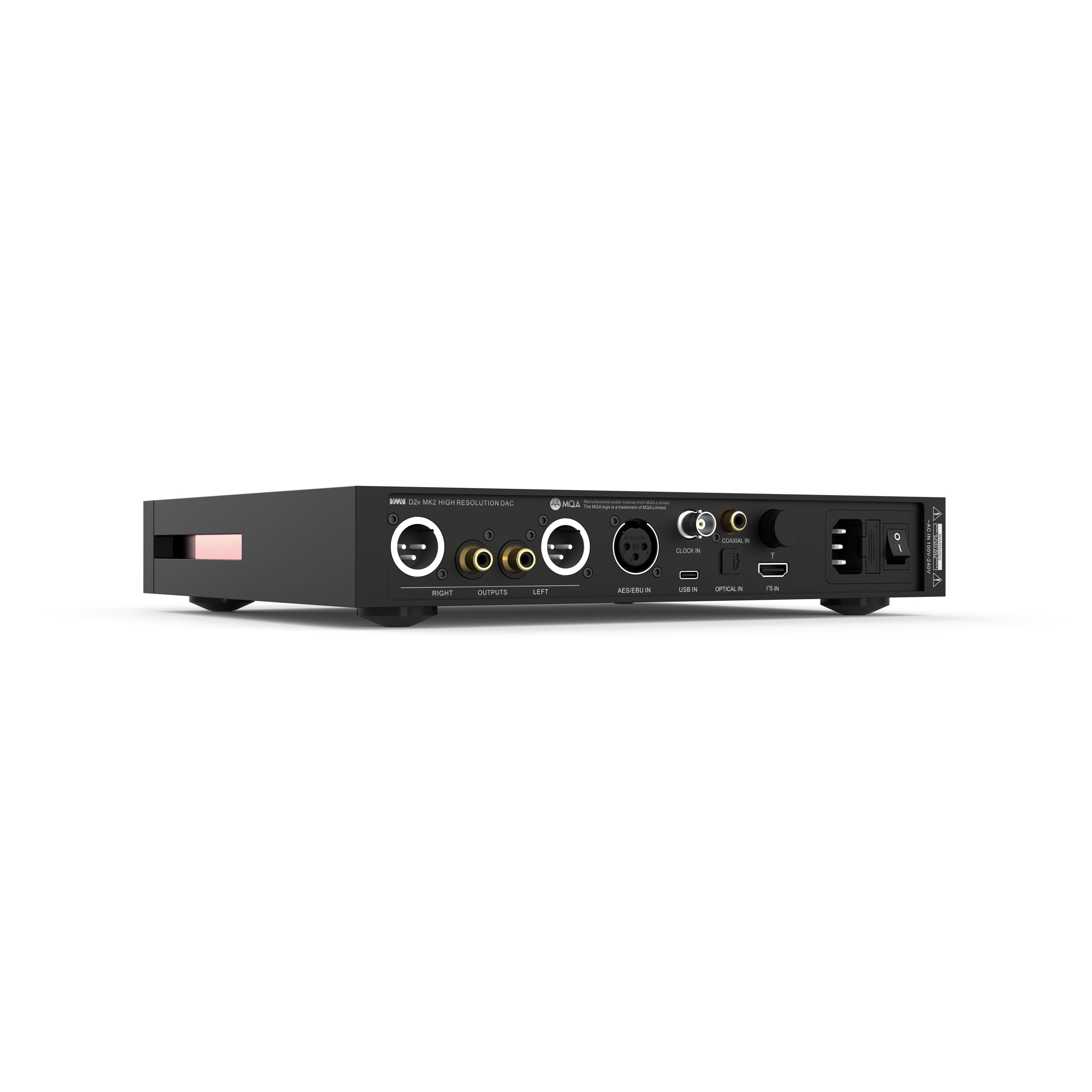 SMSL VMV D2R MK2 High-End DAC, ROHM BD34302EKV Flagship-Chip, MQA-CD Vollständige Dekodierung, XMOS XU-316, 32-Bit/768-kHz DSD512, SC-OCXO Uhr, LDAC Bluetooth 5.1, Symetrischer Desktop-Audio-Decoder