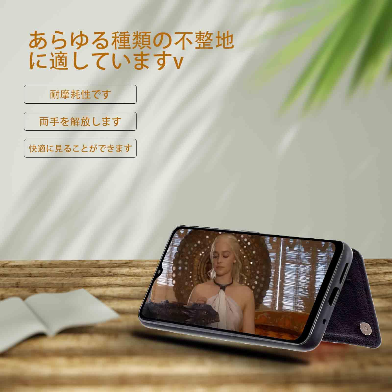 Amazon.co.jp: 【OULO1】Galaxy A32 5G/au SCG08 用 ケース レザー