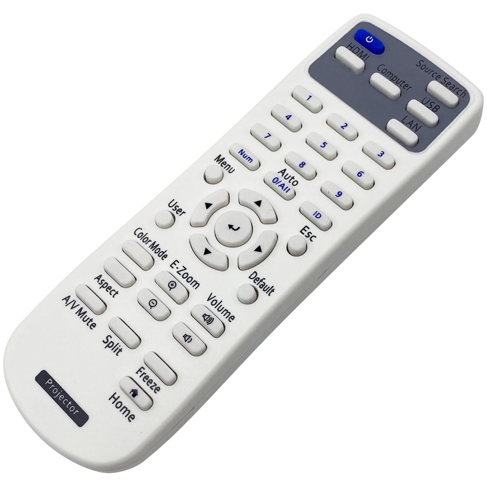 Fernbedienung 222150800 für Epson Beamer EB-760W, EB-760Wi, EB-770F, EB-770Fi, EB-775F, EB-810E, EB-815E, EB-L210SF, EB-L210SW, EB-L210W, EB-L260F, EB-L265F