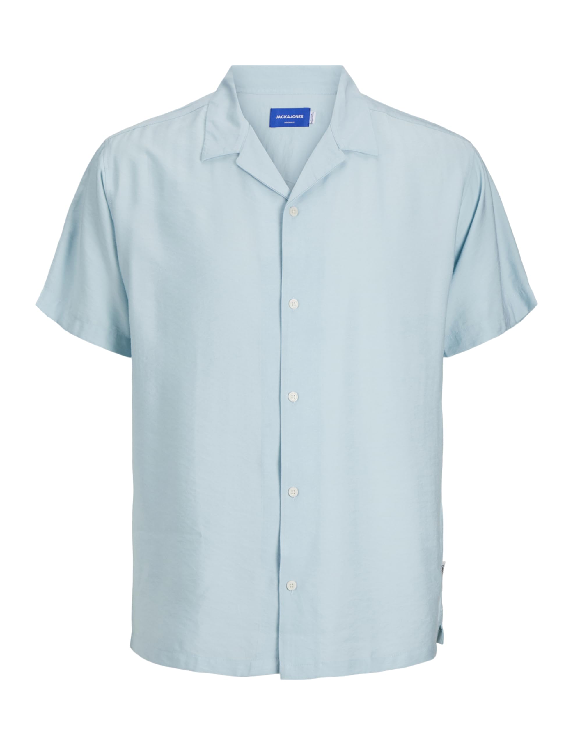 JACK & JONES Men's Jorjeff Marbella Resort Shirt Short-Sleeved, kristallblau, S