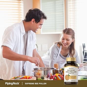 Piping Rock Bee Pollen with Royal Jelly and Propolis | 120 Caplets