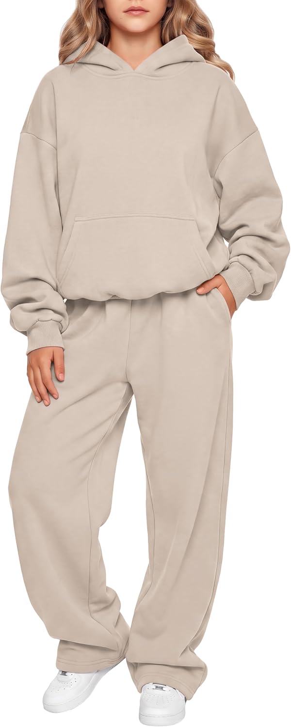 Cubear Girls 2 Piece Outfits Oversized Sweatsuit Set Tracksuits for Girl