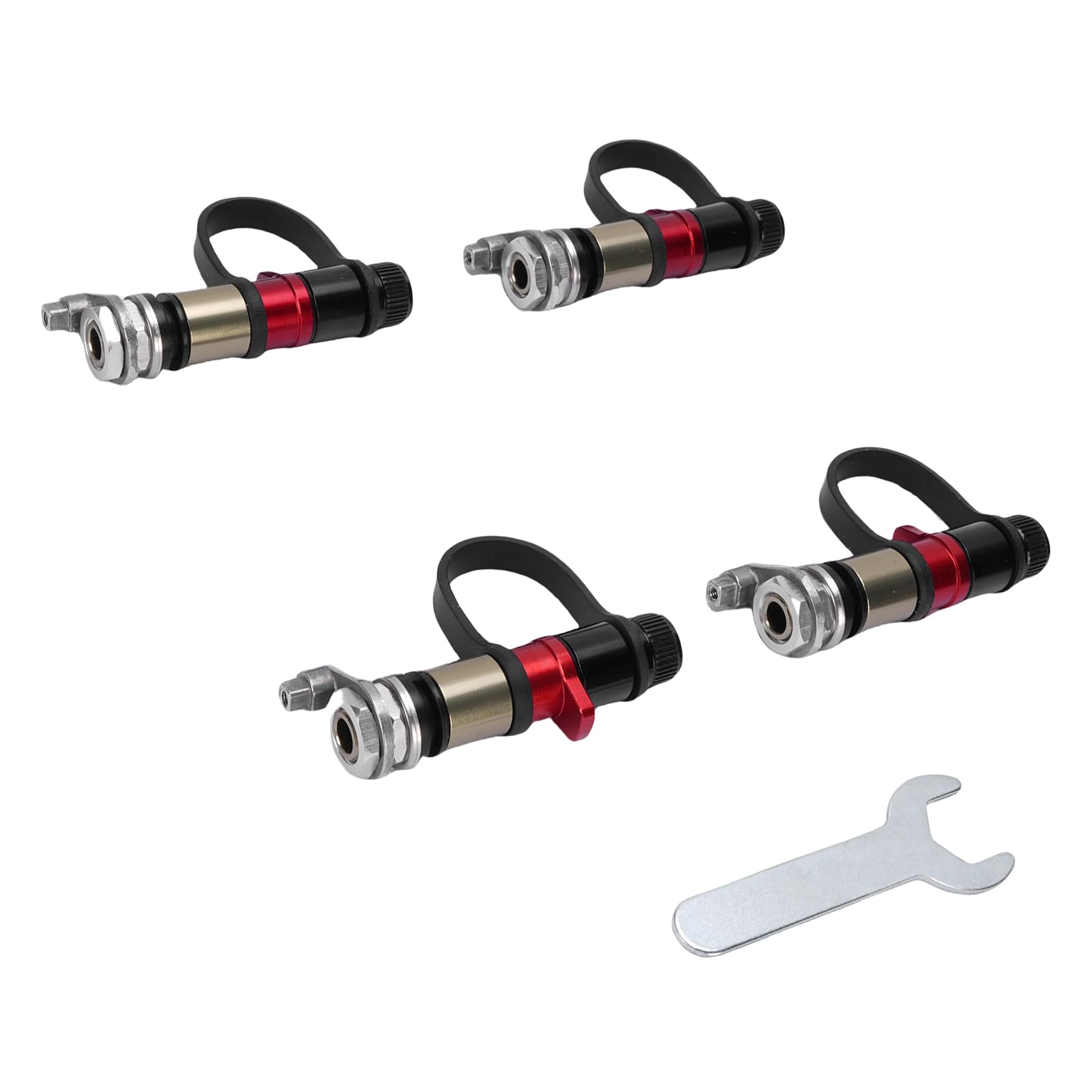 Jectse Kit de Válvula Desinfladora de Neumáticos, Parada Automática de Deflación Rápida Premium para Campo a Través, Aleación de Aluminio