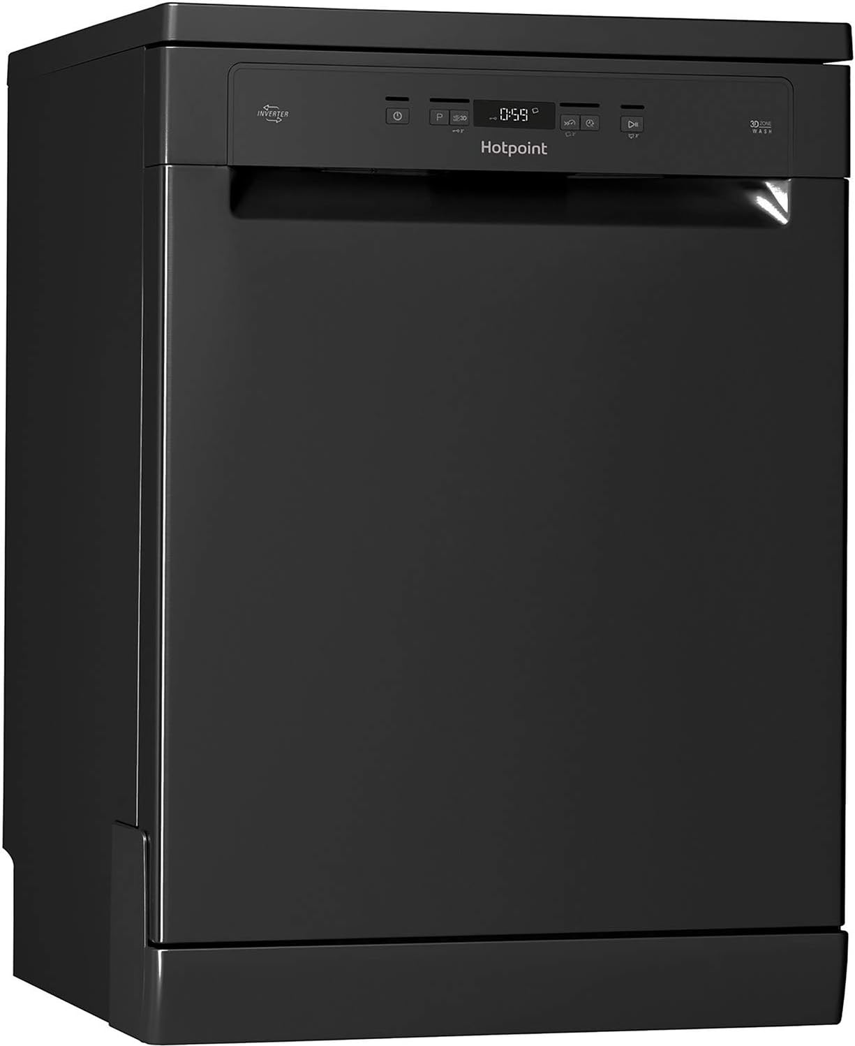 Russell Hobbs RHTTDW6B Freestanding Compact Dishwasher, Eco mode, 6 place_settings, Black, Noise