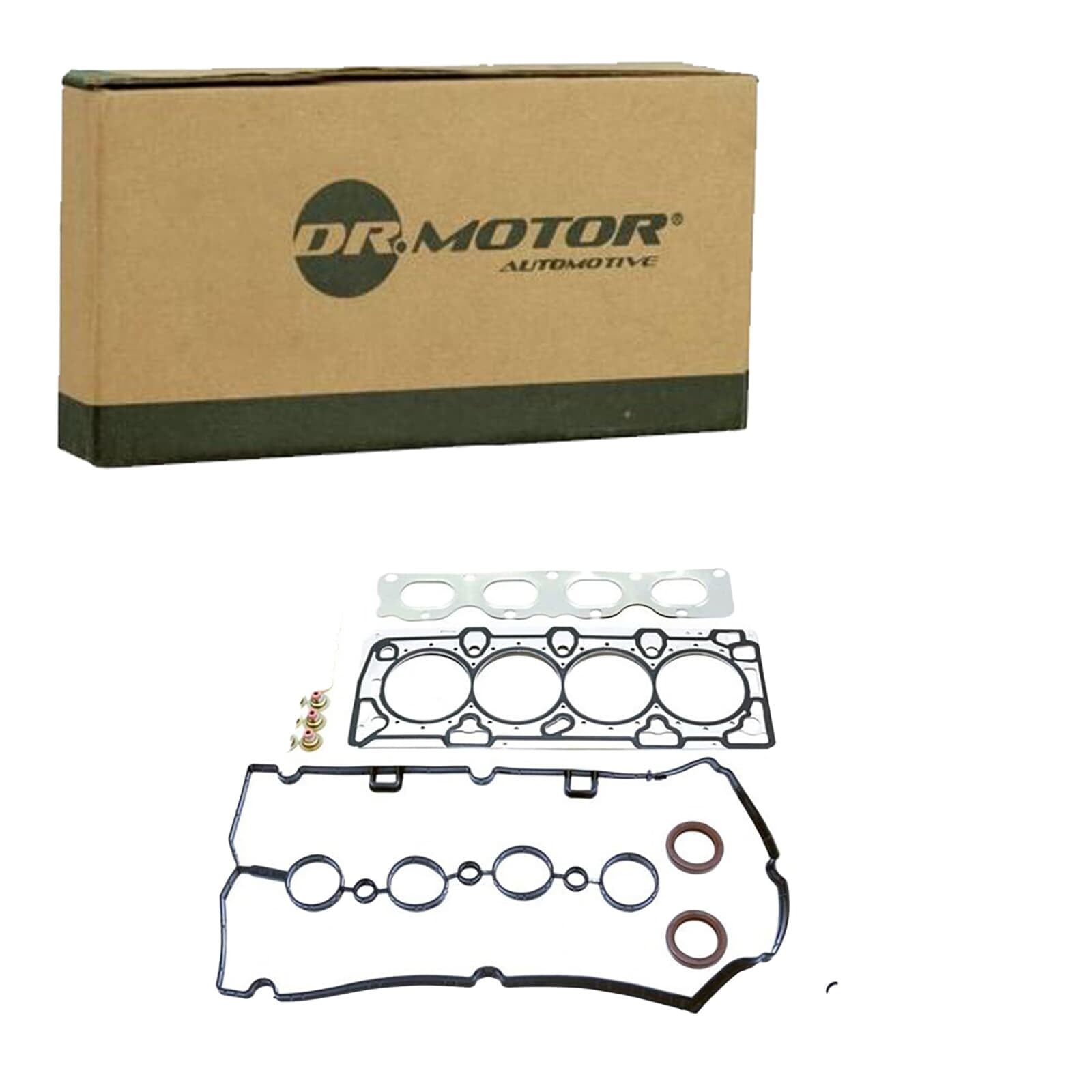 DR.MOTOR AUTOMOTIVE DRM16211S Kit guarnizioni Testata con guarnizione cappa testa del cilindro con guarnizione testata con guarnizione tenuta stelo valvola con guarnizione(i) collettore aspirazione