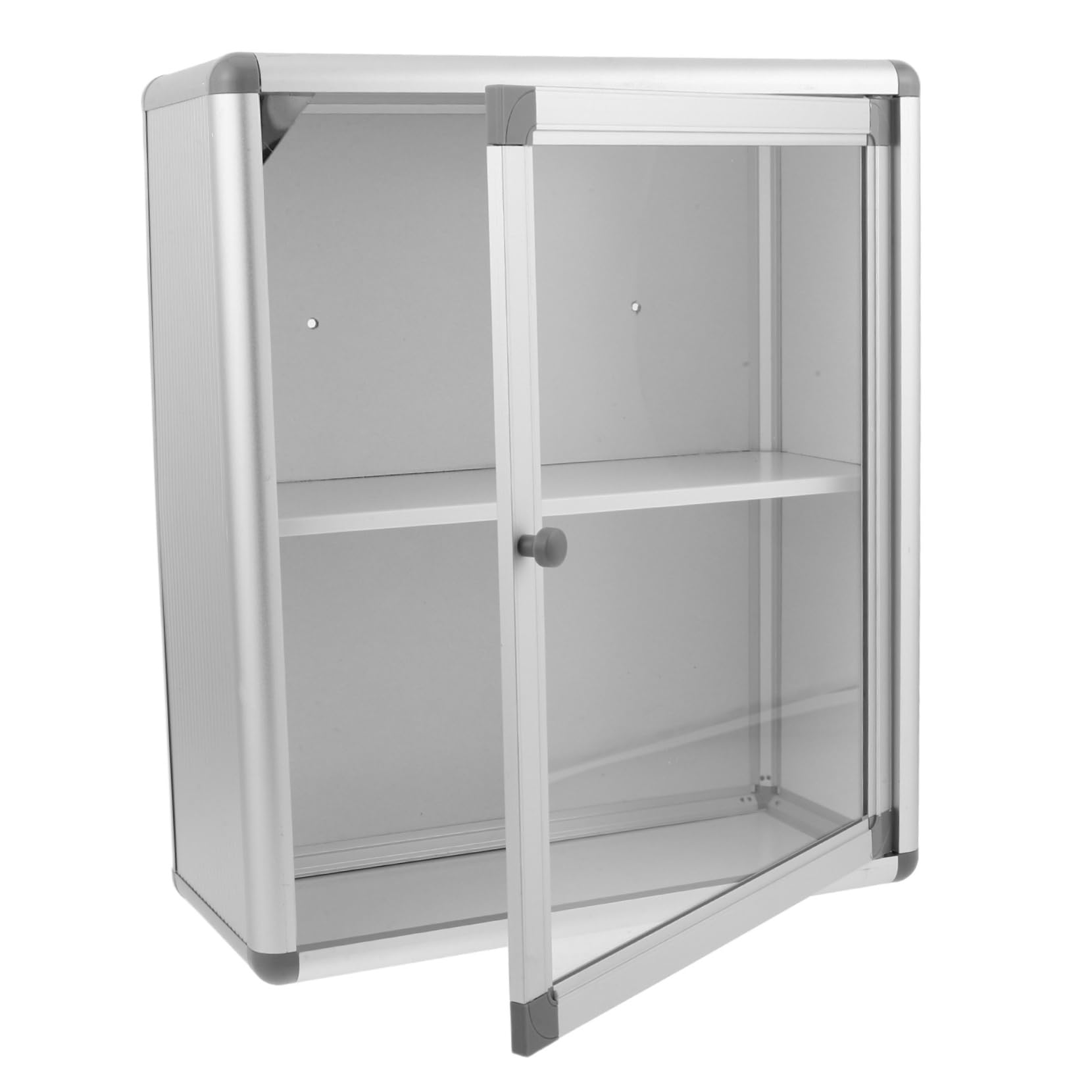 Cabilock Caja Organizadora De Medicamentos Portátil Resistente con Ventana Transparente para Pared Botiquín Multifuncional De Emergencia para Bancos Oficinas y Baños con Acceso Rápido