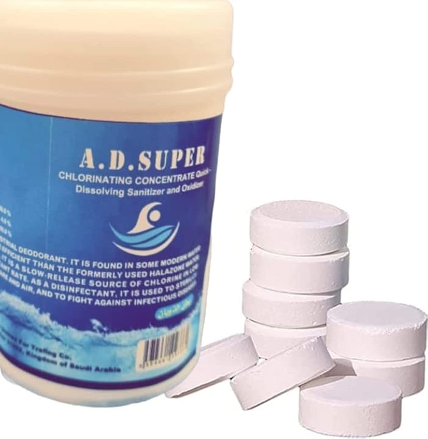 Japan Chlorine Pool Tablets Chlorine 96% 2000, White) Slow Fifty Water Cleanse Poolwater Tanks Public Bathrooms