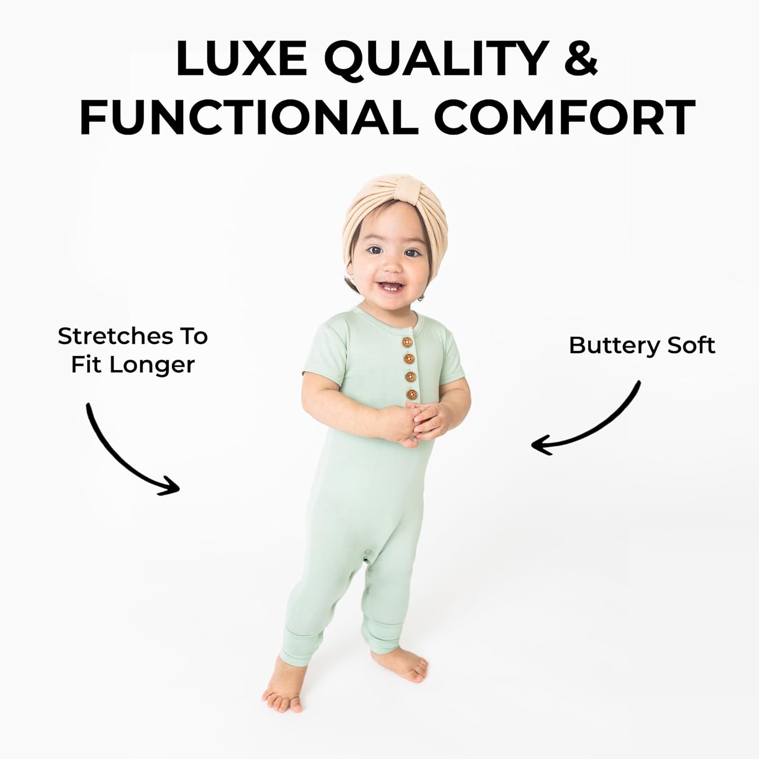 Posh Peanut Baby Rompers Pajamas with Snap Closure - Sleepers Boy Clothes - Kids One Piece PJ - Soft Viscose from Bamboo