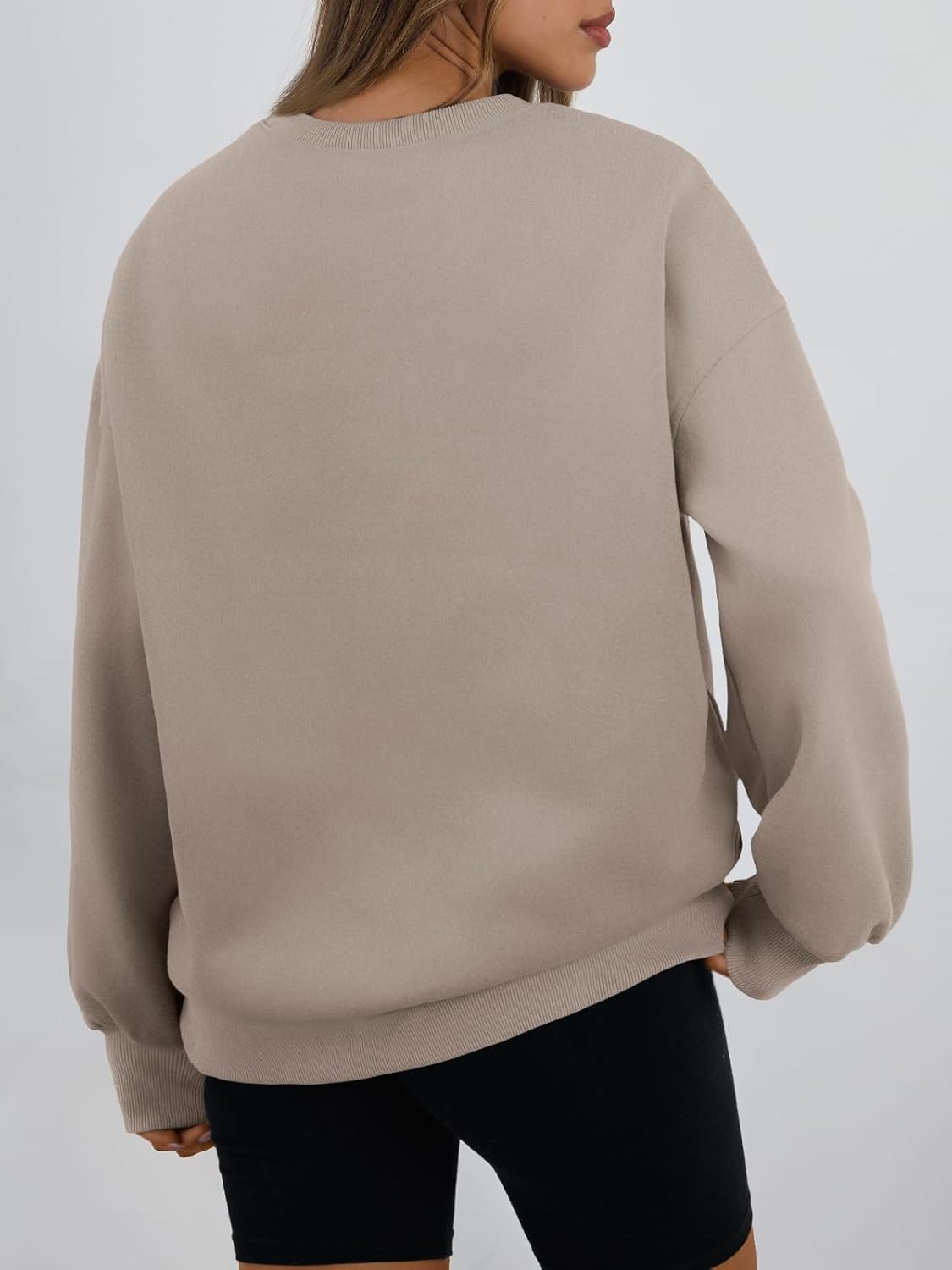 Trendy Queen Sweatshirts for Women Hoodies Oversized Crewneck Tops Sweaters Comfy Fall Winter Outfits Clothes 2026 Fashion - Image 5