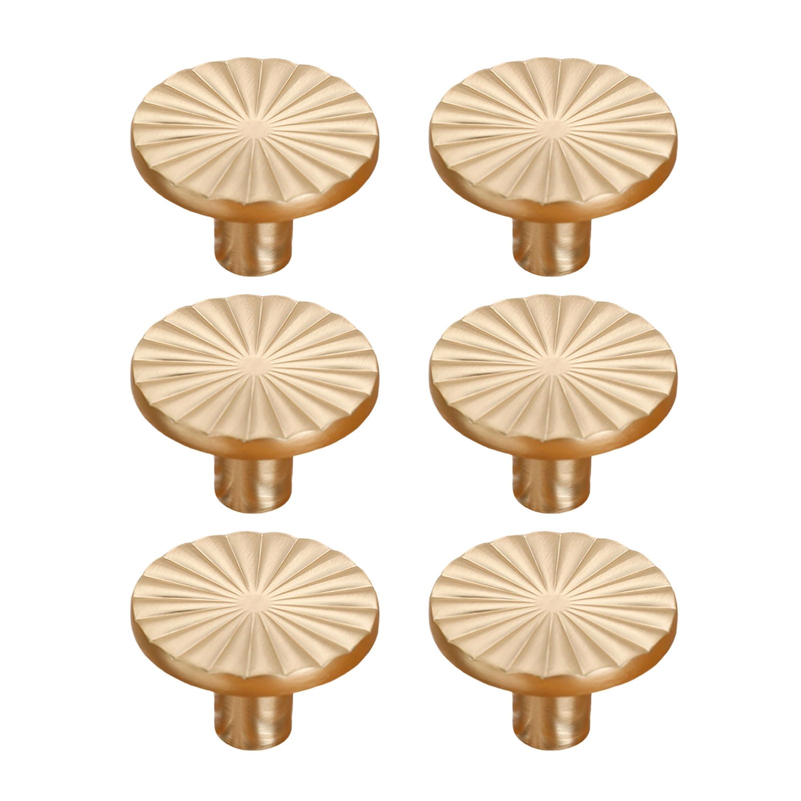 Jazuaiao Small Single Copper Of 6 Stylish Nordics Styles Drawer Knobs Zines Alloy Brushed Brass Handle For Modern Cabinets And Dresser Elegant Furniture Hardware