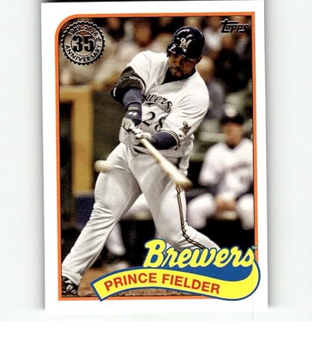 2024 Topps 1989 Baseball #89B2-23 Prince Fielder Milwaukee Brewers MLB Baseball Trading Card