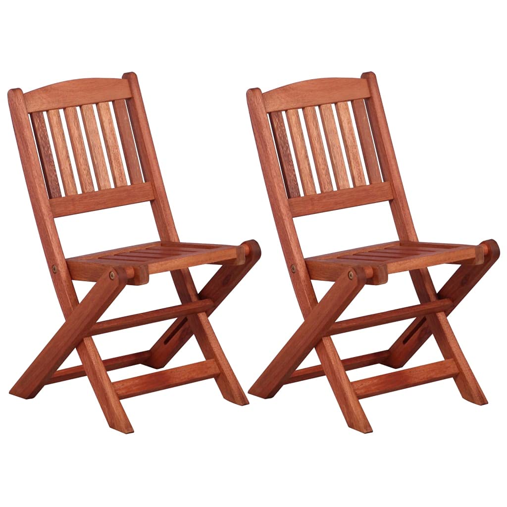 SKM Ensemble de Bistro 3 pcs pour Enfants Bois d'eucalyptus Solide-9.6KG